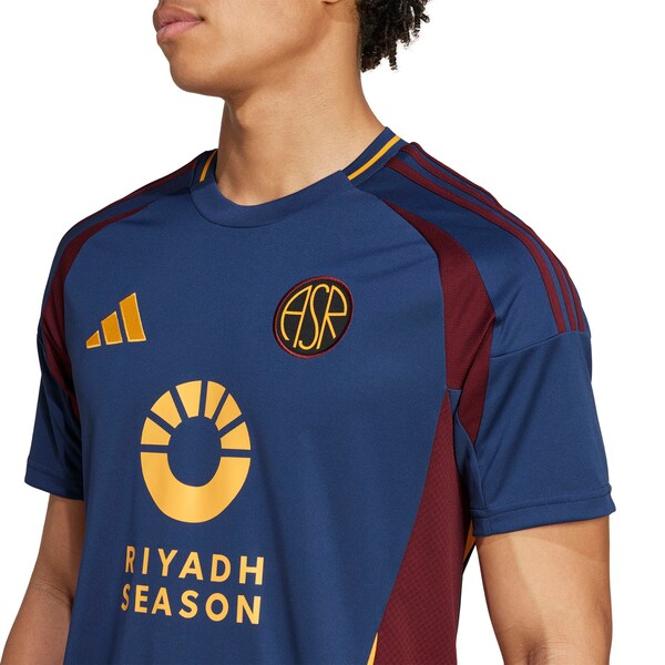 AS Roma adidas 2024/25 Third Replica Jersey - Navy/White - Image 8