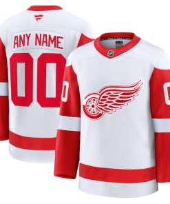 Detroit Red Wings  Away Premium Custom Jersey - White/Red