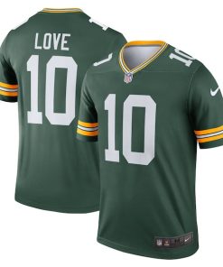 Jordan Love Green Bay Packers Nike  Legend Player Performance Top - Green/Navy