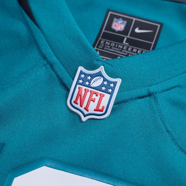 Devin Lloyd Jacksonville Jaguars Nike Team Game Jersey - Teal - Image 4
