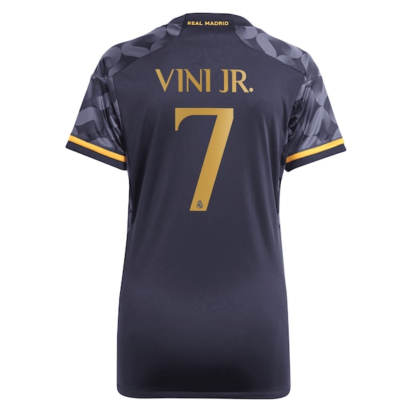 Vinicius Junior Los Merengues adidas Women's 2023/24 Away Replica Player Jersey - Navy - Image 3