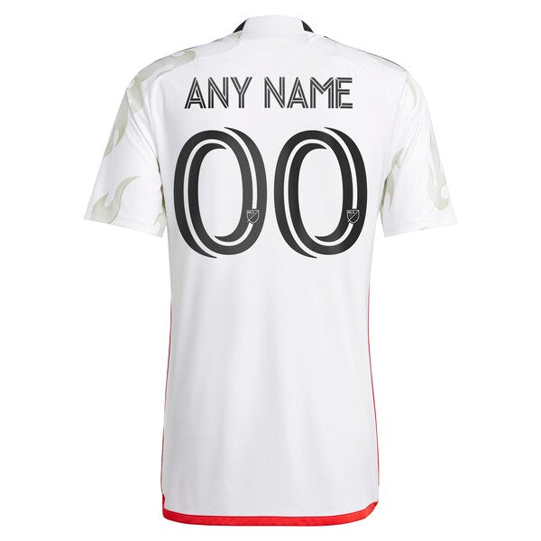 FC Dallas adidas 2024 Burn Baby Burn Replica Custom Jersey - White - Image 3