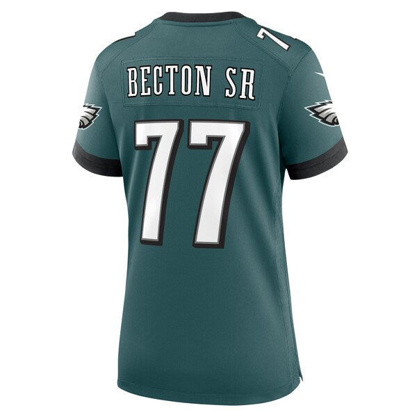 Mekhi Becton Sr.?Philadelphia Eagles Nike Women's Game Jersey - Midnight Green - Image 3