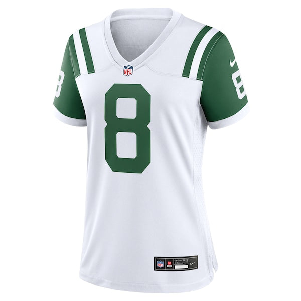 Aaron Rodgers New York Jets Nike Women's Classic Alternate Game Jersey - White - Image 2