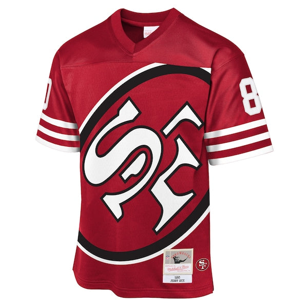Jerry Rice San Francisco 49ers 1990 Throwback Fashion Jersey - Scarlet - Image 2
