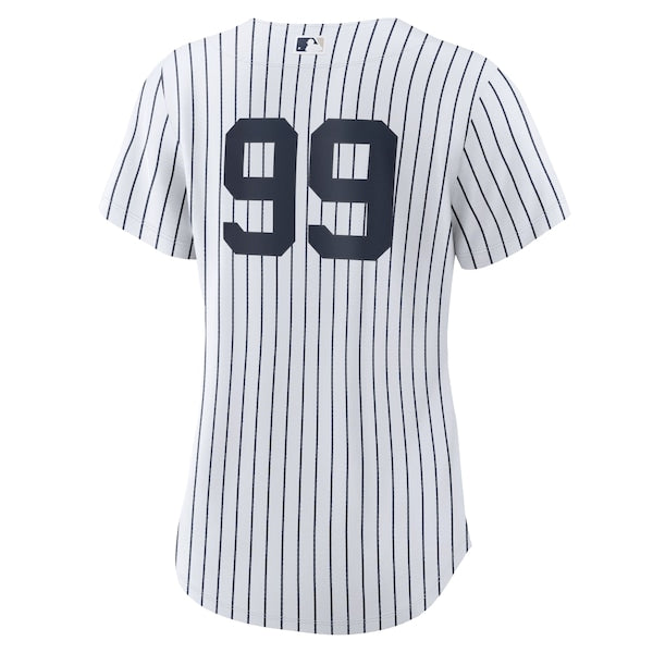 Aaron Judge New York Yankees Nike Women's Home Replica Player Jersey - White/Navy - Image 3
