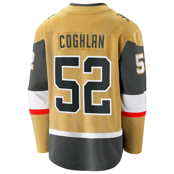 Dylan Coghlan Vegas Golden Knights Home Breakaway Jersey - Gold - Image 3