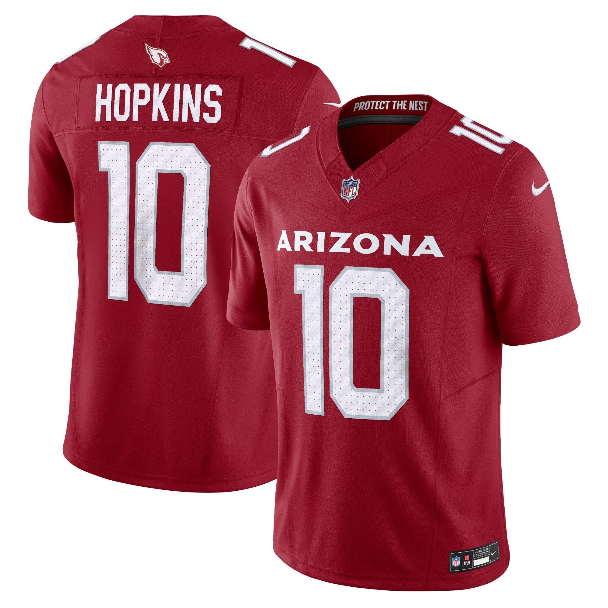 DeAndre Hopkins Arizona Cardinals Nike Vapor F.U.S.E. Limited Jersey - White/Cardinal - Image 4