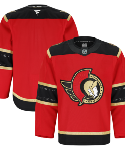 Alternative view of Ottawa Senators  Alternate Authentic Pro Jersey - Red/Black