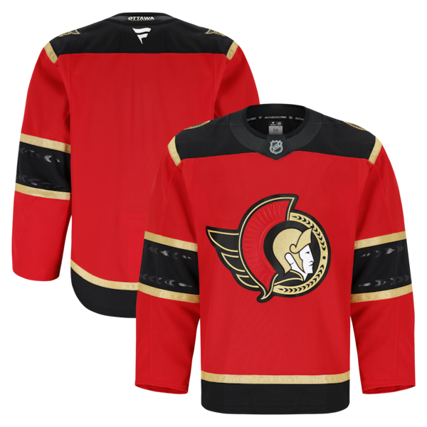 Ottawa Senators Alternate Authentic Pro Jersey - Red/Black - Image 2