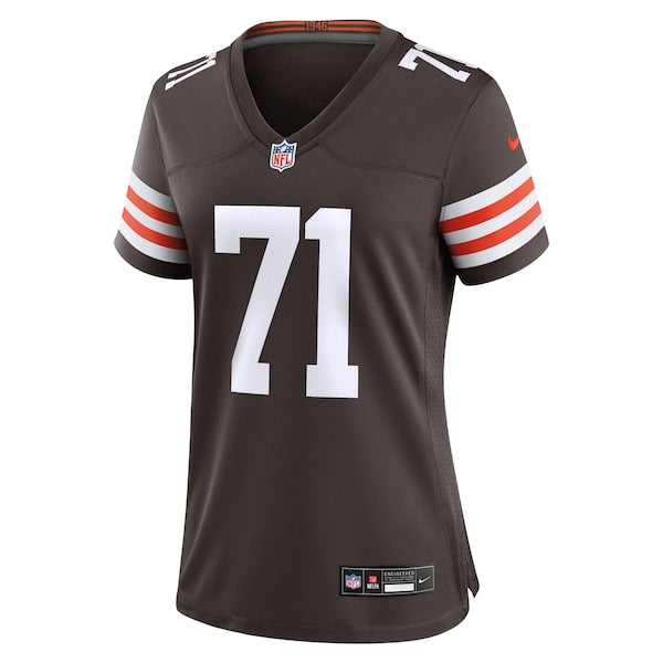 Cornelius Lucas Cleveland Browns Nike Women's Team Game Jersey - Brown - Image 2