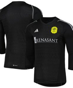 Nashville SC adidas 2024 Goalkeeper Long Sleeve Replica Jersey - Black