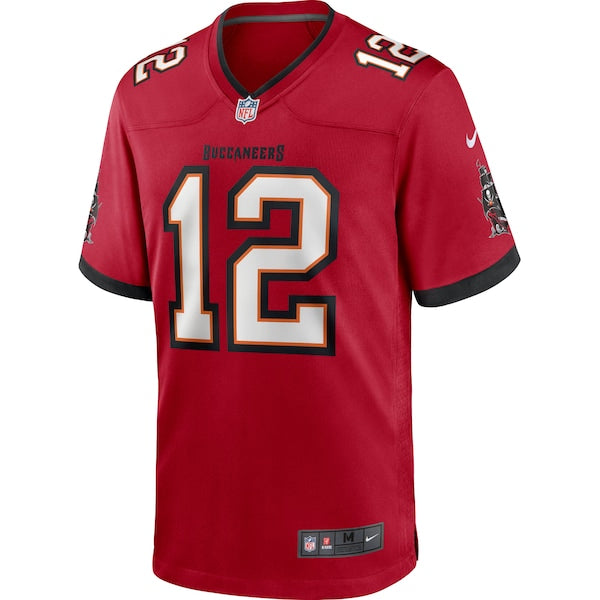 Tom Brady Tampa Bay Buccaneers Nike Game Jersey - Red/Pewter - Image 3