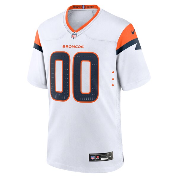 Denver Broncos Nike Custom Game Jersey - White - Image 2