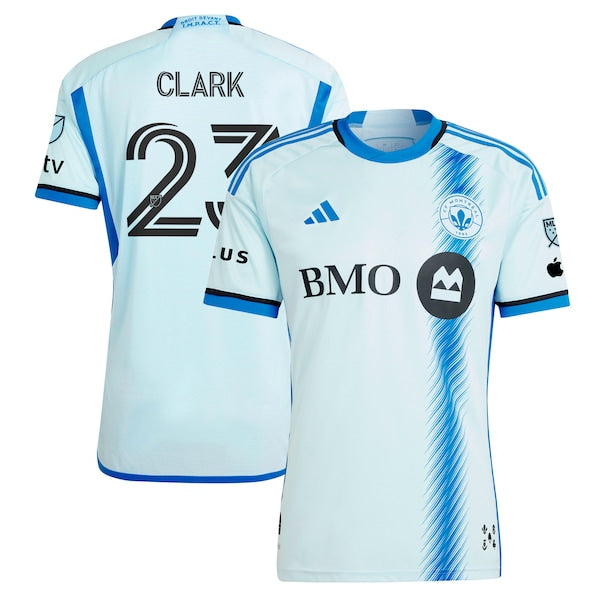 Caden Clark CF Montreal adidas 2024 Montr¨¦al Original Authentic Player Jersey - Light Blue