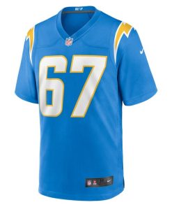 Alternative view of CJ Okoye Los Angeles Chargers Nike Team Game Jersey -  Powder Blue