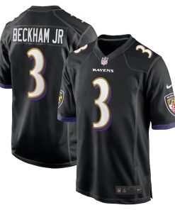 Odell Beckham Jr. Baltimore Ravens Nike Alternate Game Jersey - Black/White