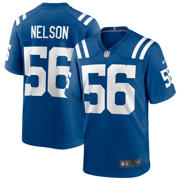 Quenton Nelson Indianapolis Colts Nike Player Game Jersey - Royal/White - Image 2