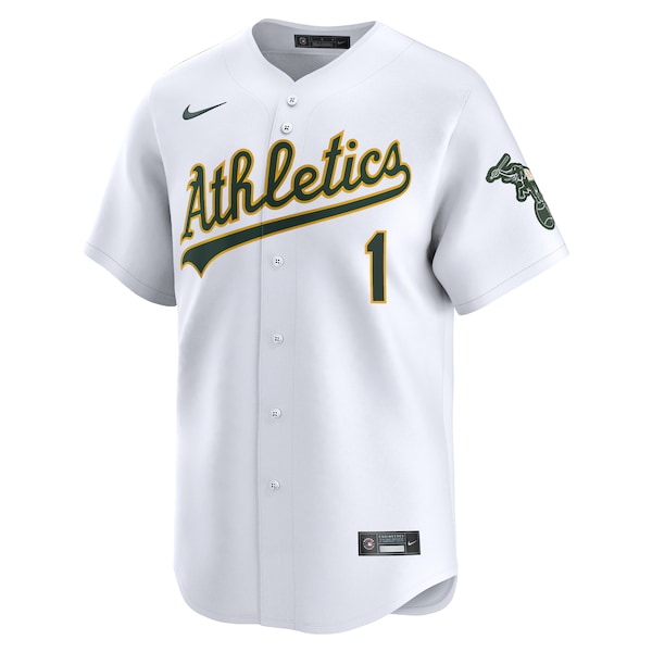 Esteury Ruiz Oakland Athletics Nike Home Limited Player Jersey - White - Image 2