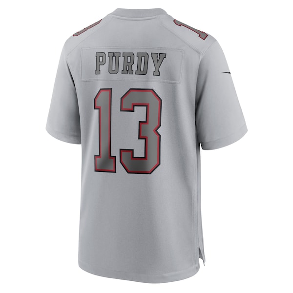 Brock Purdy San Francisco 49ers Nike Super Bowl LVIII Atmosphere Fashion Game Jersey - Gray - Image 4