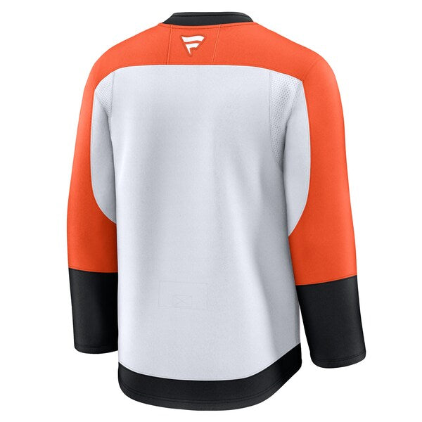 Philadelphia Flyers Away Premium Jersey - White/Burnt Orange/Black - Image 8