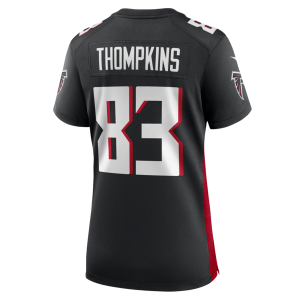 Deven Thompkins Atlanta Falcons Nike Women's Team Game Jersey - Black - Image 3