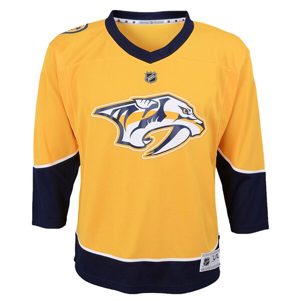 Nashville Predators Preschool Home Replica Custom Jersey - Yellow - Image 2