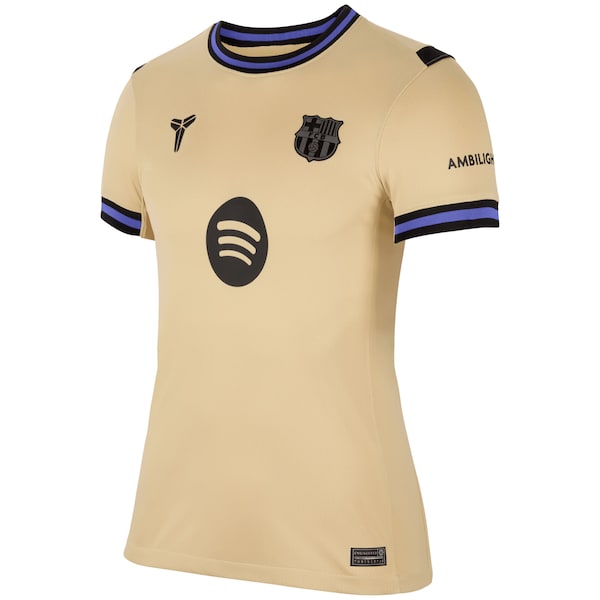 Robert Lewandowski Barcelona Nike Women's 2025/26 Away Stadium Replica Jersey - Gold - Image 2