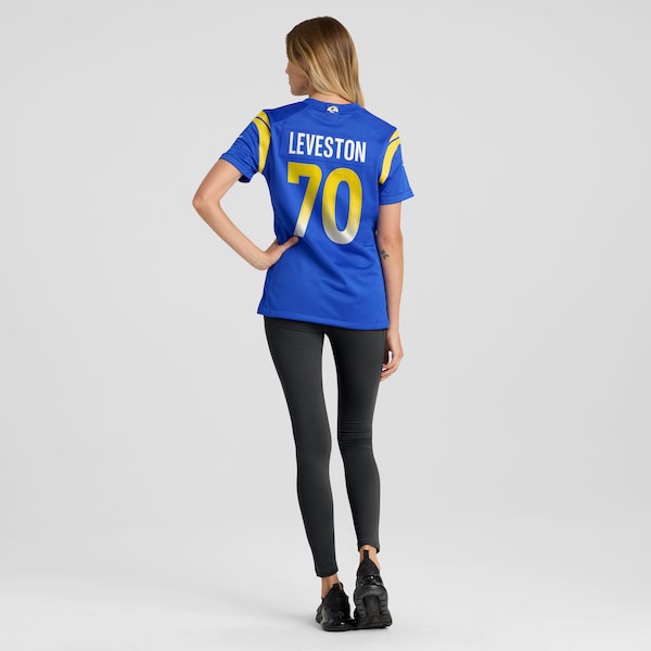 KT Leveston Los Angeles Rams Nike Women's Team Game Jersey - Royal - Image 5