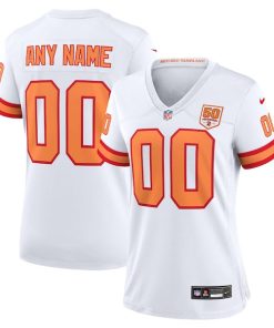 '76 Tampa Bay Buccaneers Nike Women's 50th Season Alternate Custom Game Jersey - White/Red