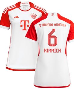 Joshua Kimmich Bayern Munich adidas Women's 2023/24 Home Replica Jersey - White/Black