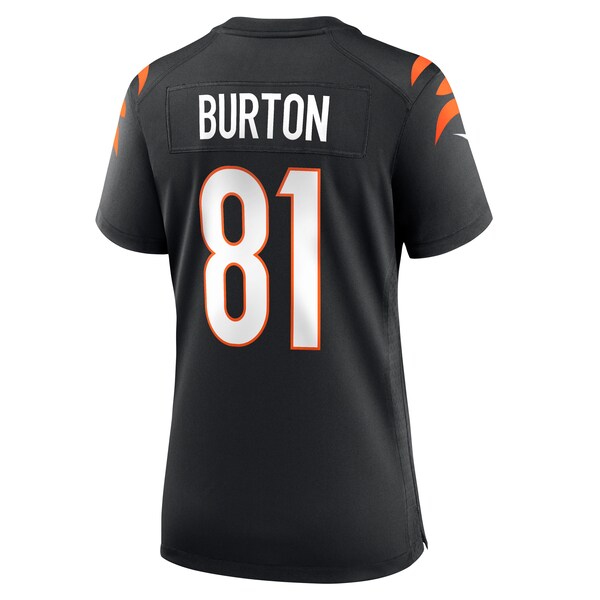 Jermaine Burton Cincinnati Bengals Nike Women's Game Jersey - Black - Image 4