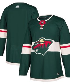 Minnesota Wild adidas Home Authentic Blank Jersey - Green