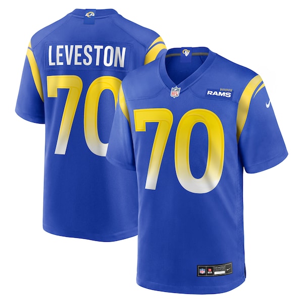 KT Leveston Los Angeles Rams Nike Team Game Jersey - Royal