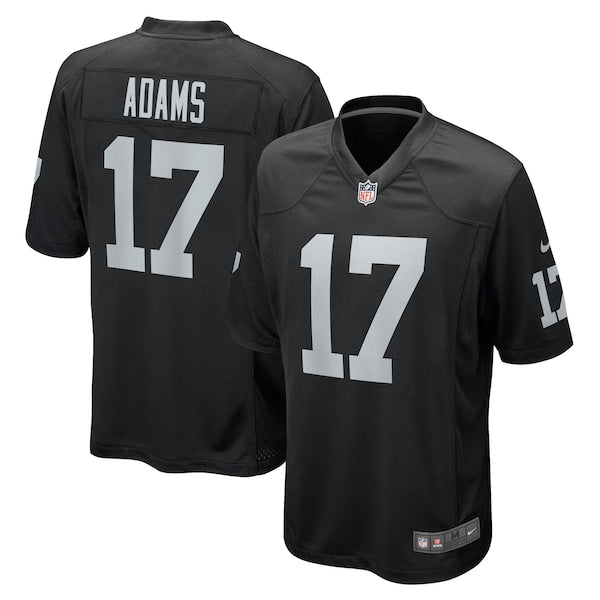 Davante Adams Las Vegas Raiders Nike Game Jersey - Black/White - Image 2
