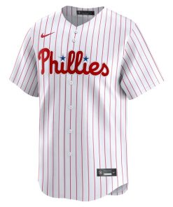 Alternative view of Philadelphia Phillies Nike Home Limited Custom Jersey - White