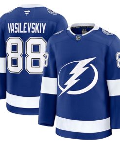 Andrei Vasilevskiy Tampa Bay Lightning  Home Premium Jersey - Blue/Black