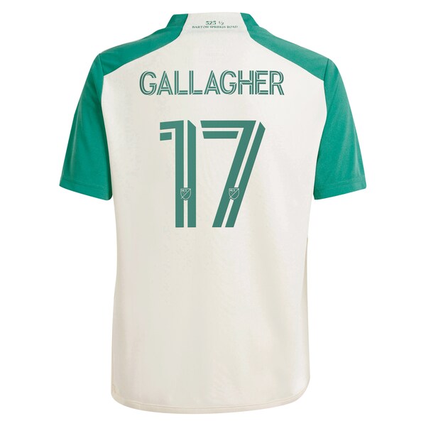 Jon Gallagher Austin FC adidas Youth 2024 The Armadillo Kit Replica Player Jersey?ยจC Tan - Image 3