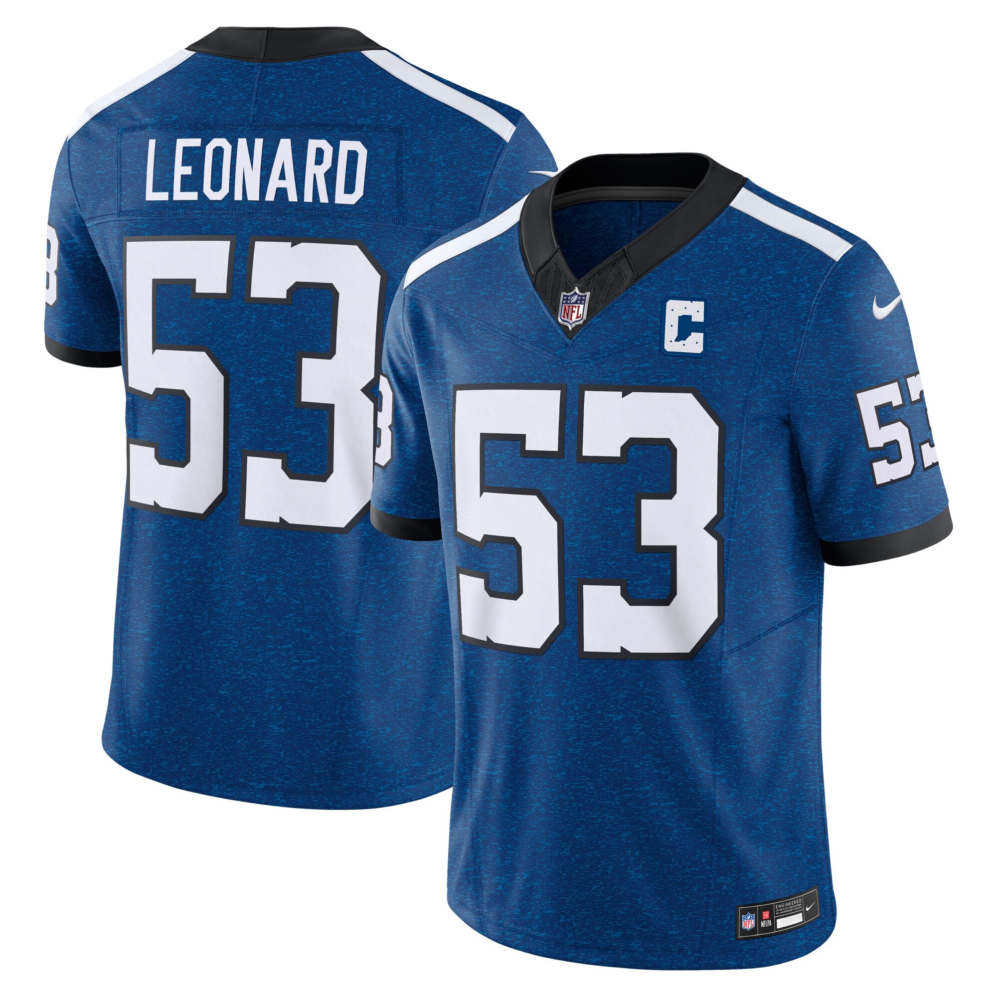 Shaquille Leonard Indianapolis Colts Nike Vapor F.U.S.E. Limited Jersey - Royal/Blue/White - Image 5