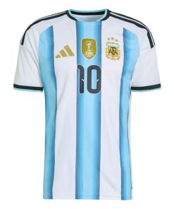 Alternative view of Lionel Messi Argentina National Team adidas FIFA x World Cup 2022 Winners Authentic Player Jersey - White