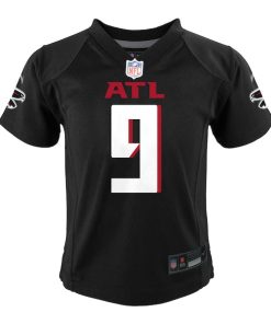 Alternative view of Michael Penix Jr. Atlanta Falcons Nike Preschool Team Game Jersey - Black