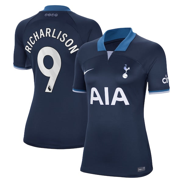 Richarlison Tottenham Hotspur Nike Women's 2023/24 Away Stadium Replica Player Jersey - Navy/Tan/White - Image 5