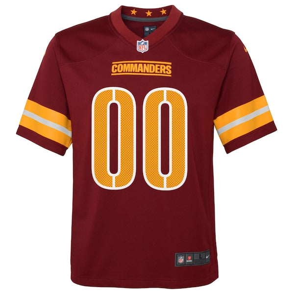 Washington Commanders Nike Youth Game Custom Player Jersey - Burgundy - Image 2
