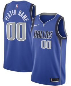 Dallas Mavericks Nike Swingman Custom Jersey Blue - Icon Edition