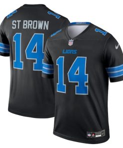 Amon-Ra St. Brown Detroit Lions Nike Legend Jersey - Black