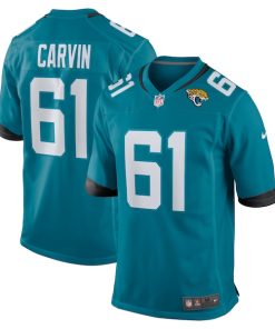 Jerome Carvin Jacksonville Jaguars Nike Team Game Jersey -  Teal