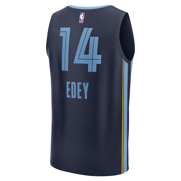 Zach Edey Memphis Grizzlies 2024 NBA Draft Fast Break Player Jersey - Icon Edition - Navy - Image 3