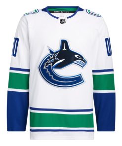 Alternative view of Vancouver Canucks adidas  Away  Primegreen Authentic Custom Jersey - White