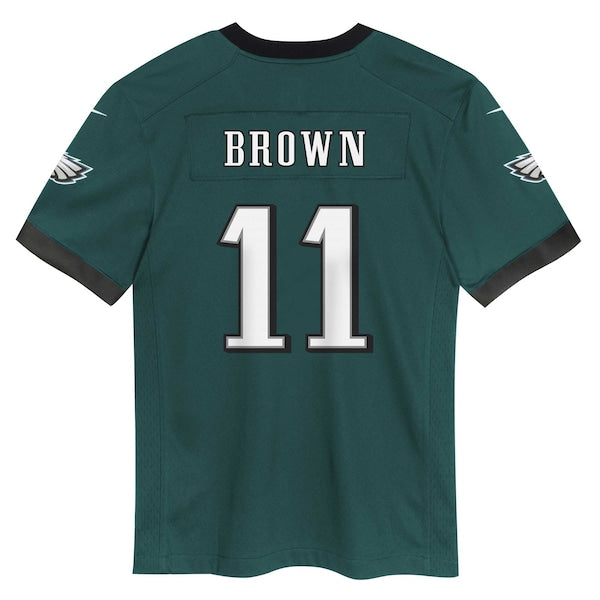 A.J. Brown Philadelphia Eagles Nike Toddler Game Jersey - Midnight Green - Image 3