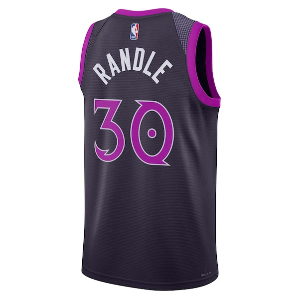 Julius Randle Minnesota Timberwolves Nike Unisex 2025/26 Swingman Jersey - Purple - City Edition - Image 3